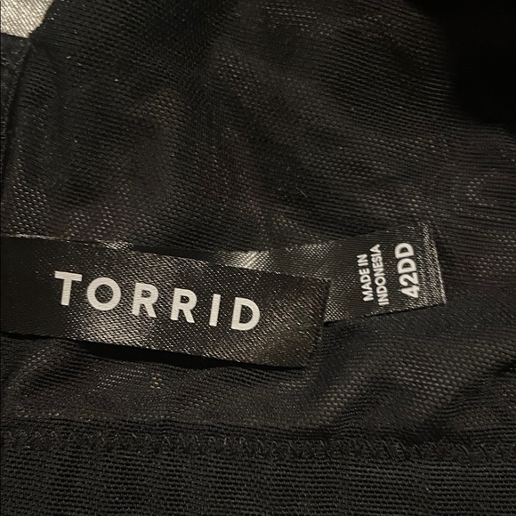 Torrid Black Floral Bra - Picture 2 of 2